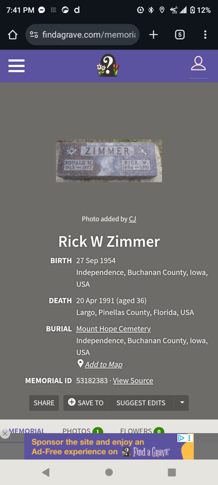 Ricky Wayne Zimmer