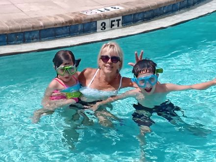 I'm riding for my mom and my children. .