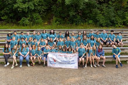 The kids at Camp Quality Michigan