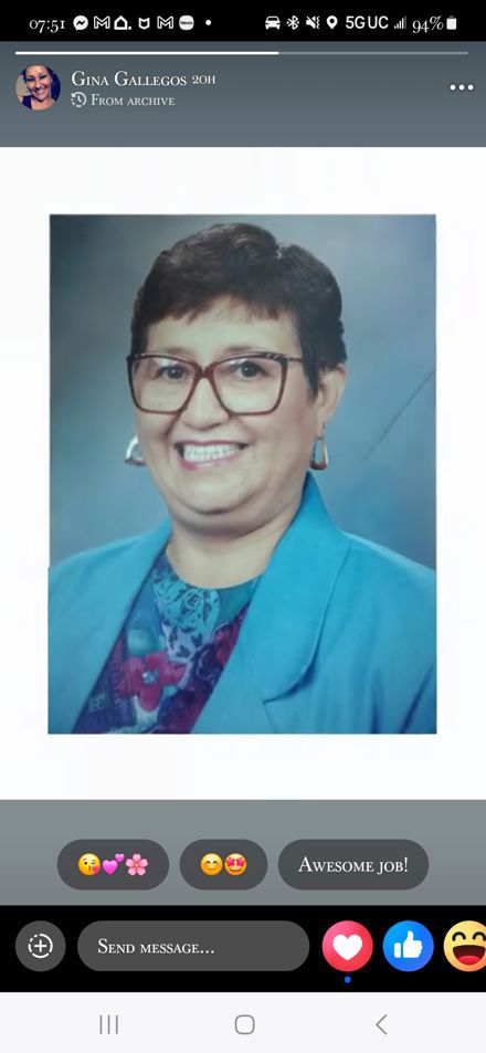 My Mom Bernice Zabalveitia