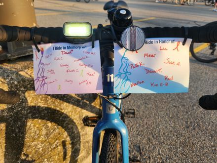 Riding for family and friends 🧡
