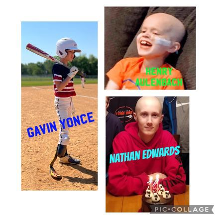 In Memory of Henry Aulenbach & Nathan Edwards.  I ride in support of Gavin Yonce.