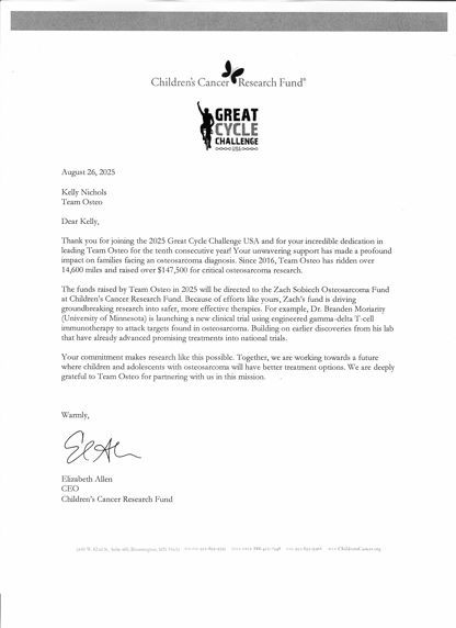 2025 Funds Designation Letter