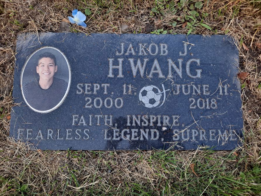 Pic of a visit to Jakob's final resting place...7/3/2023
