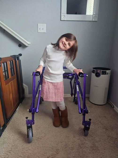Allie Update 3/13 -- Look at that snazzy walker!