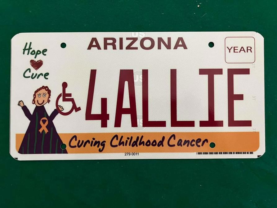 Awesome plate for Allie!
