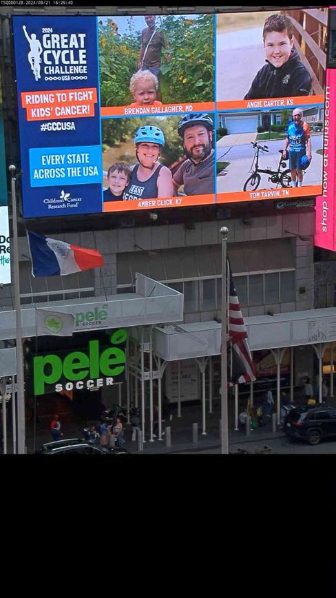 A Moment to Remember: JC Delamore in Times Square