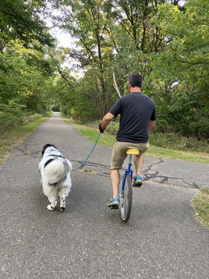 5th Unicycle ride-Mangia