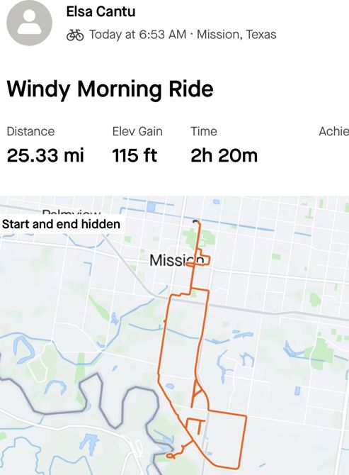 Ride 6 - 25.33 miles