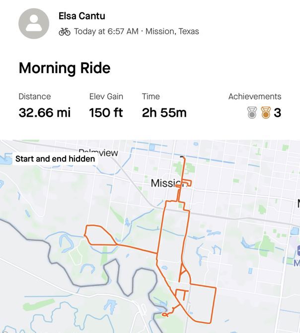 Ride 12 32.66 miles