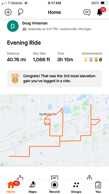 Evening Ride 9-18-24