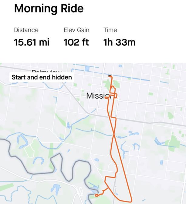 Ride 18 - 15.61 miles