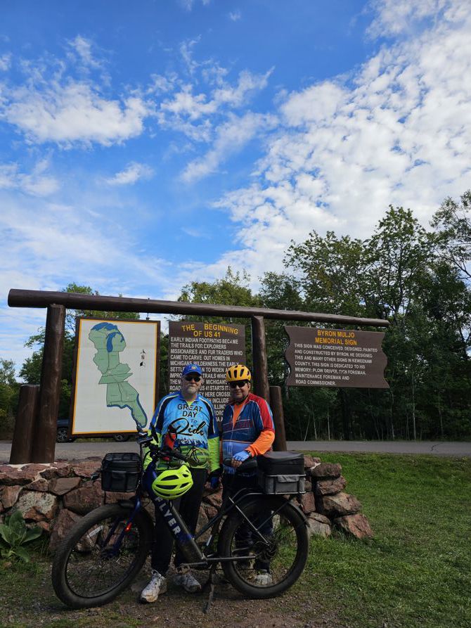 Saturday lakefront ride in the Keeweenaw