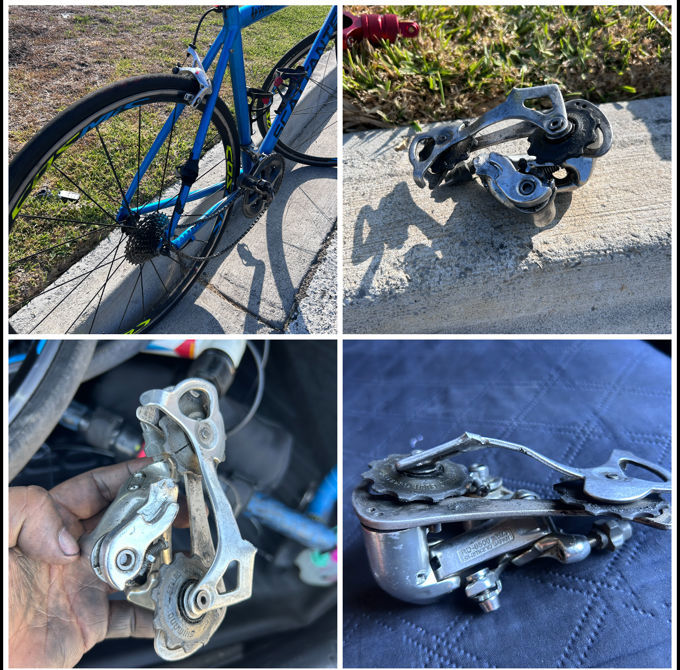 My bike gave up but I won't give up