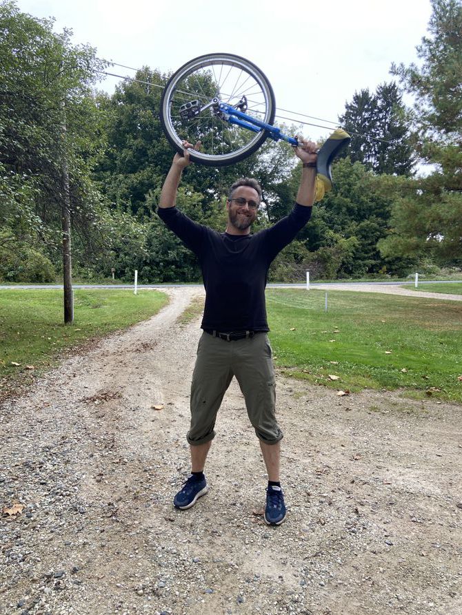 50 Unicycle miles completed!