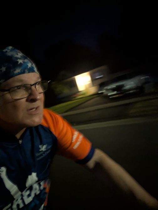 Night ride.