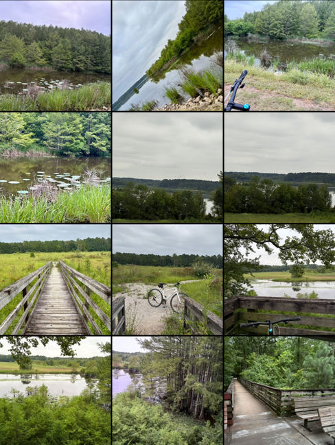 Tonight’s ten-mile reunion with my bike ride