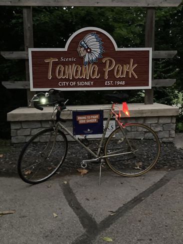 Short gentle evening ride