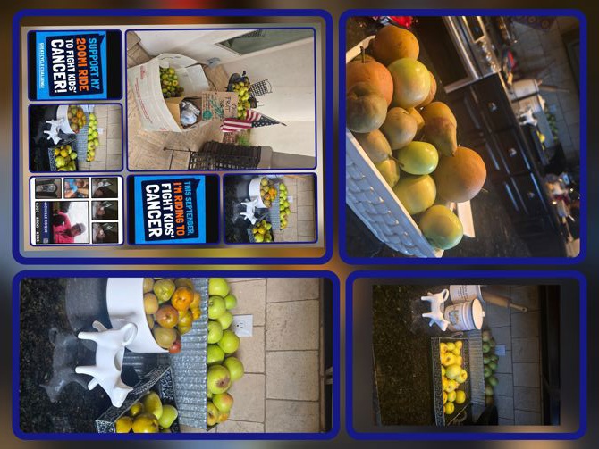 I have orhanic apples...  for donations!!