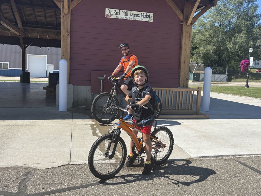 Biked to Grandma’s!