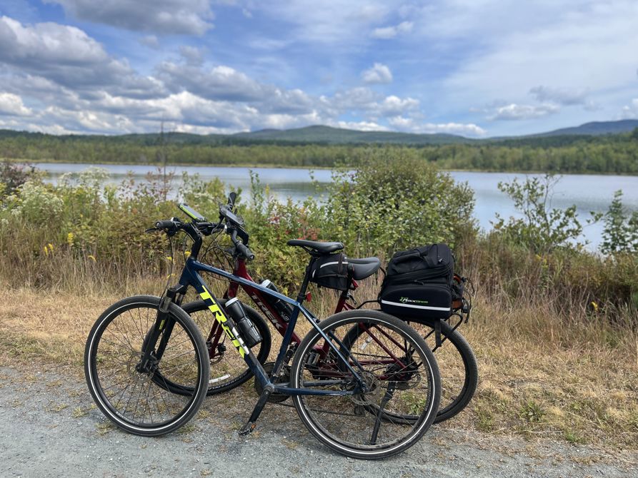 First Ride- part of Northern Rail Trail NH