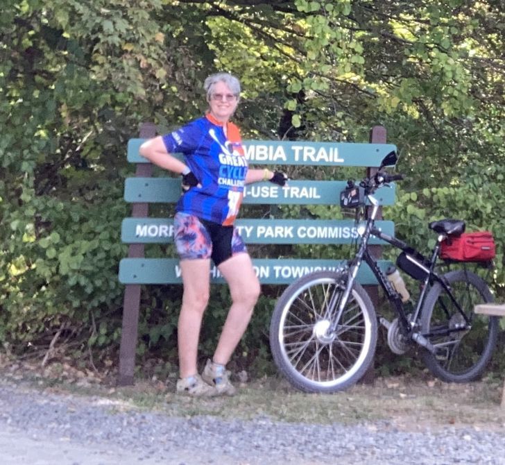 Sept 3. Second ride. Columbia Trail - NJ