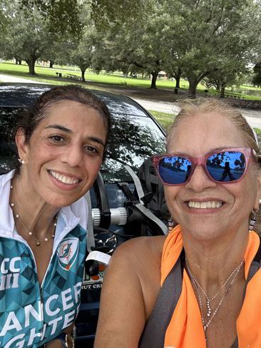 Riding with team partner