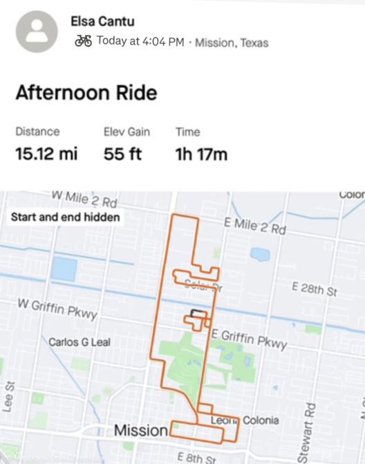 Afternoon Ride around the neighborhood