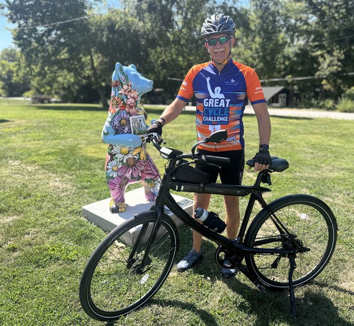 Ride to Flat Rock river