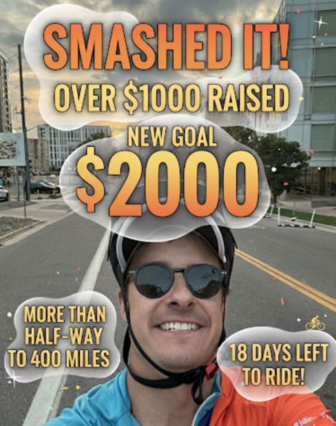 Smashing it! New goal: $2000