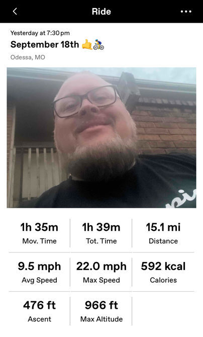 September 18th 🤙🚴♂️