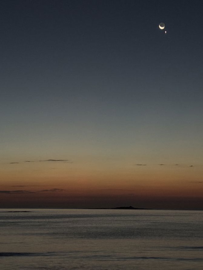 Beautiful Moon this am