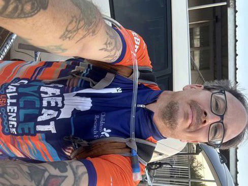 First ride with jersey in