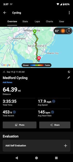 Long ride