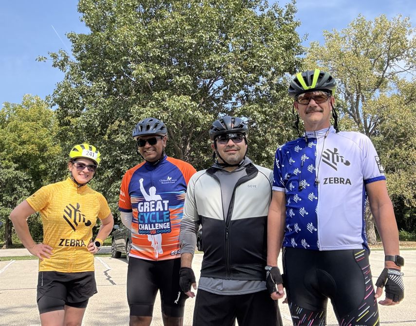 Riding Together, Making a Difference: Team Zebra Takes on the Great Cycle Challenge