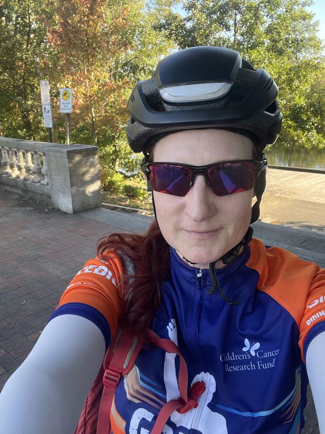 Riding along the Charles River