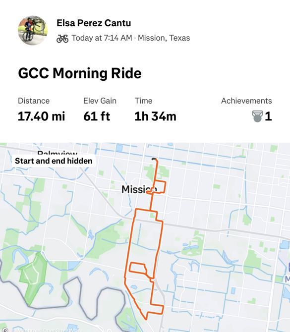 Met my riding goal