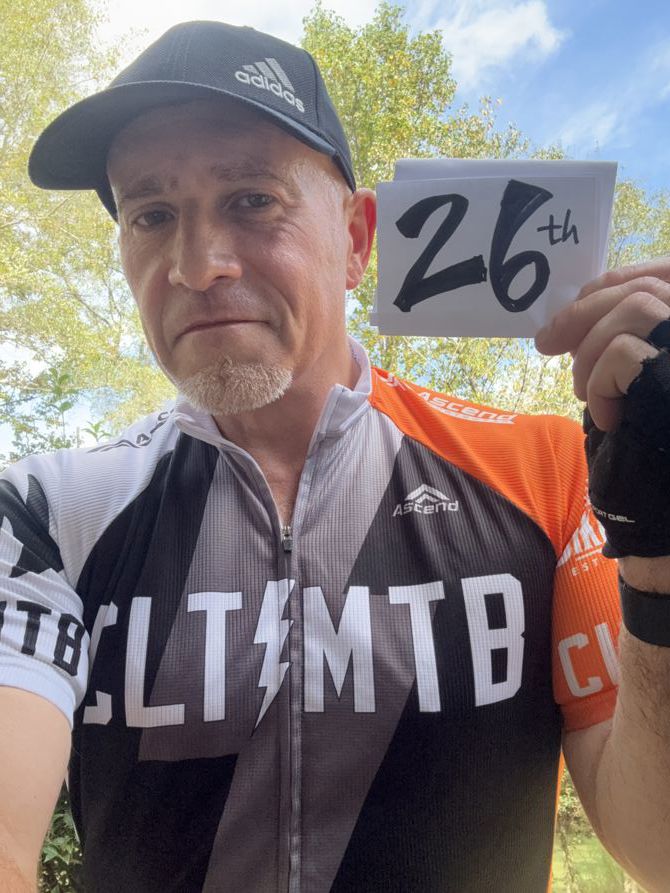 26th (24.4 miles) 673 miles of my 700 mile monthly goal!!