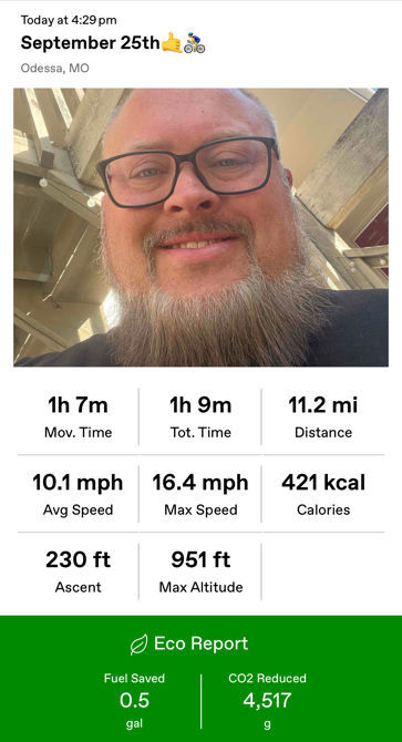 September 25th🤙🚴‍♂️