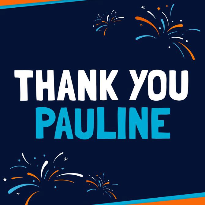 Thank You Pauline