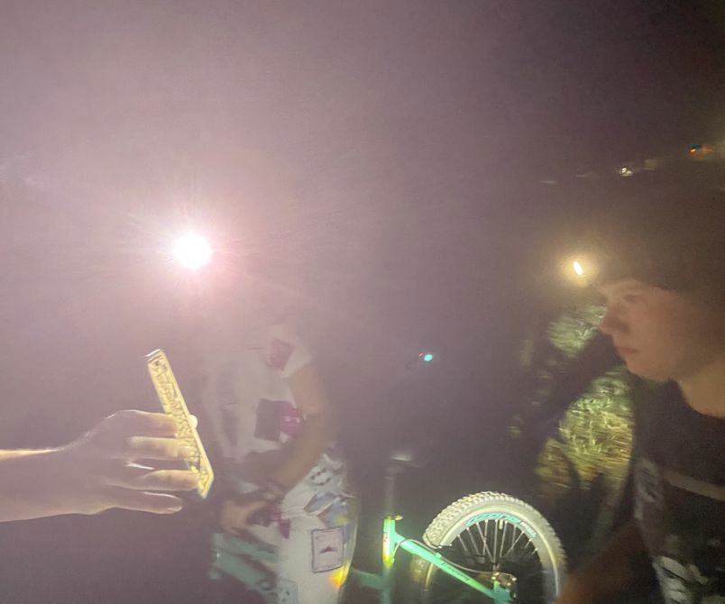 Here we are looking at “what are those glowing eyes?”