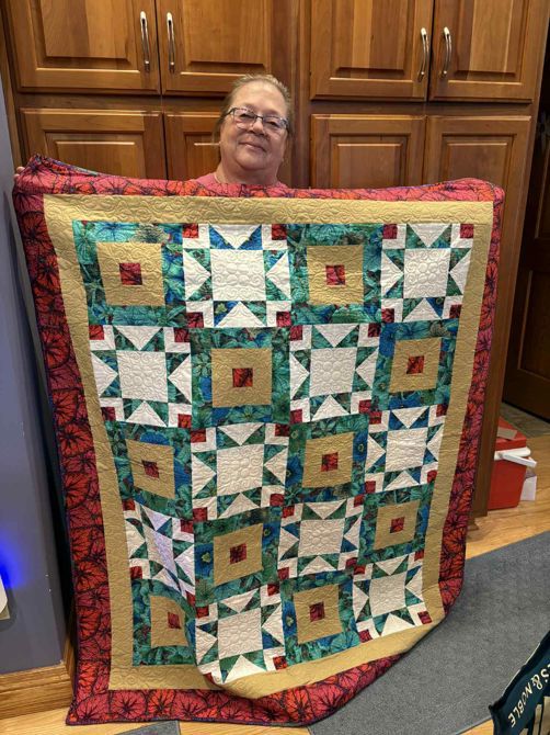 Second Raffle winner selected Torta Della Nonna quilt