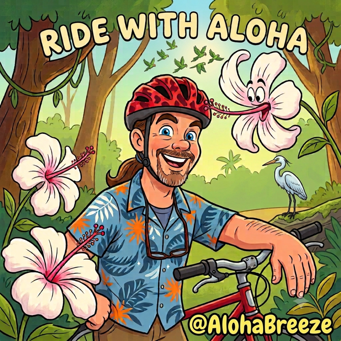 Riding in paradise