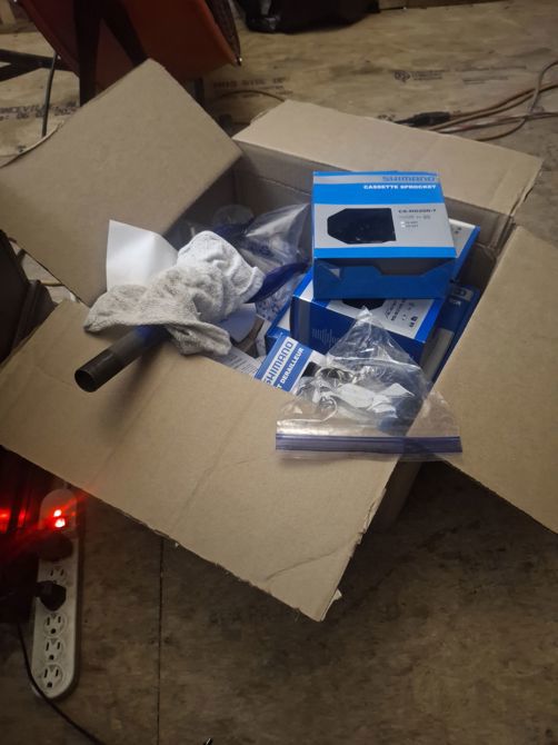 Getting bike put back together