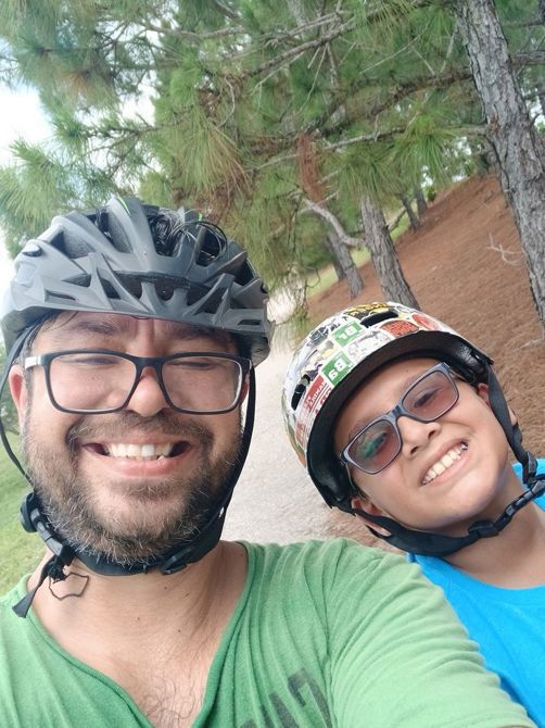 1st ride for the kids n to work