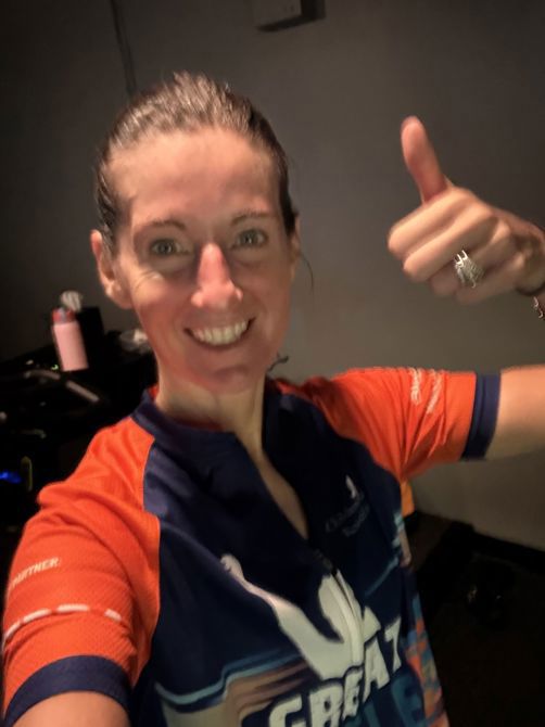 15 miles in and 135 to go.