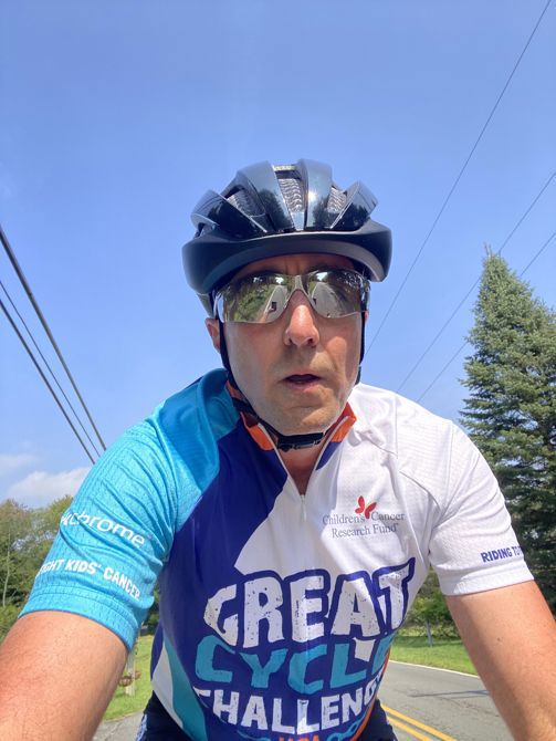 Great Cycle Challenge has begun!!!  Helping Kids Fight Cancer!!!