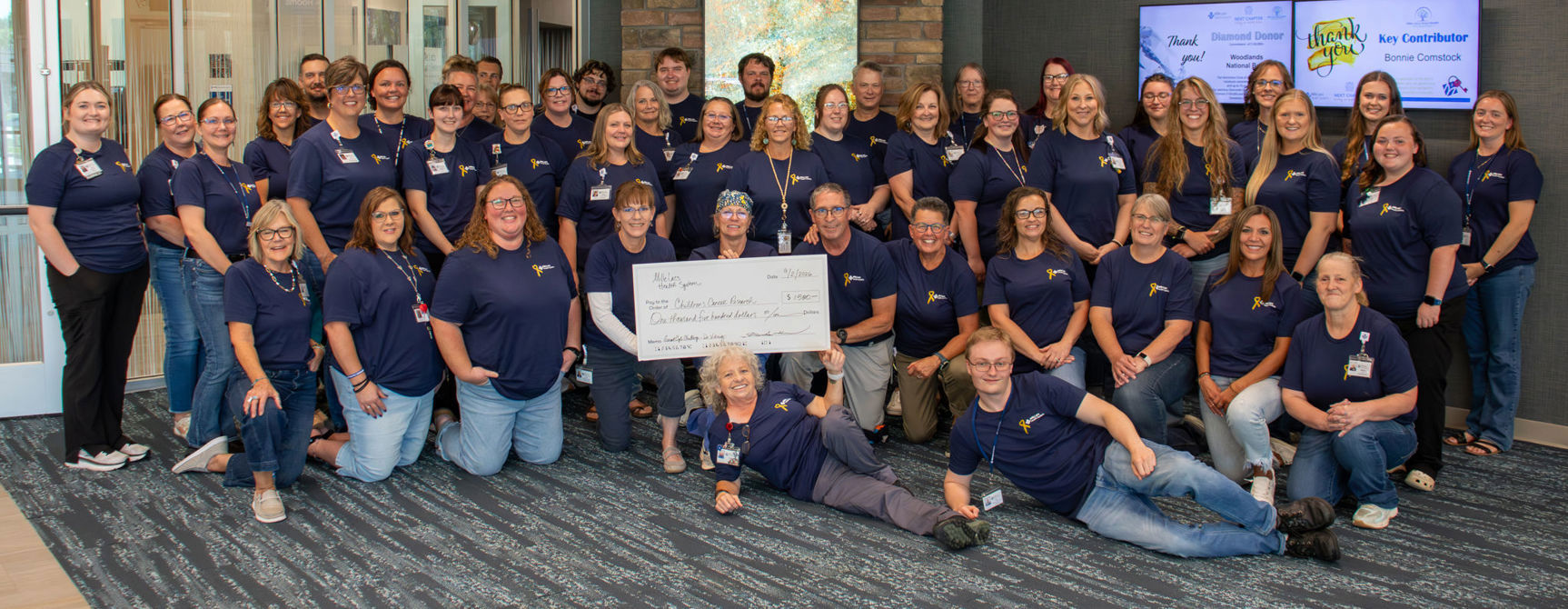 Mille Lacs Health System Go Gold for the KIDS fundraiser