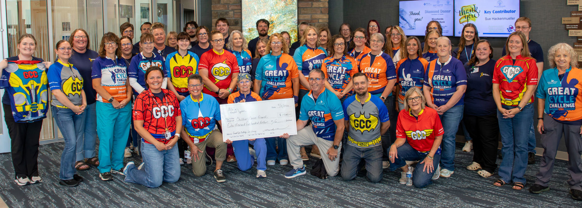 Mille Lacs Health System Go Gold for the KIDS fundraiser