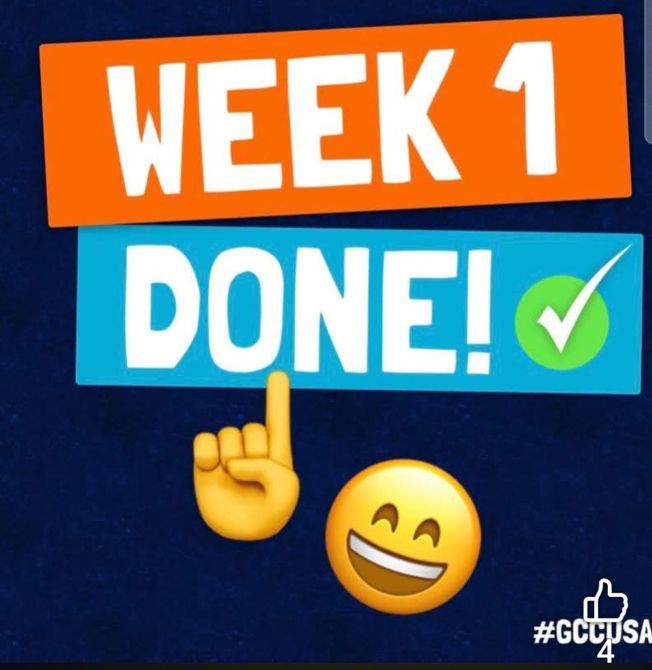 Week 1 done